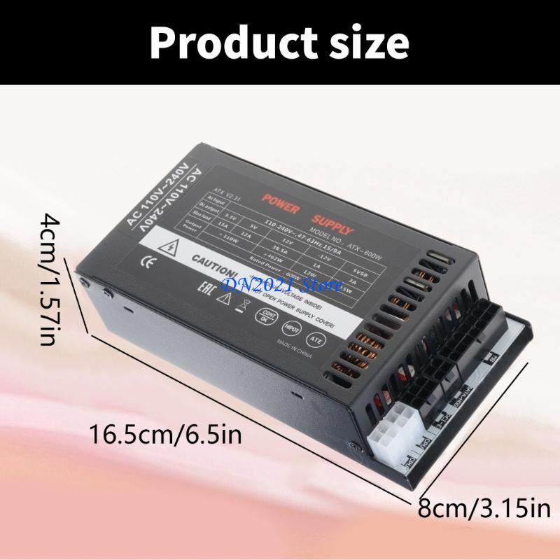 Flex Atx Power Supply 600W 1U - F3Ke Quiet Cooling Lüfter 600W Flexs