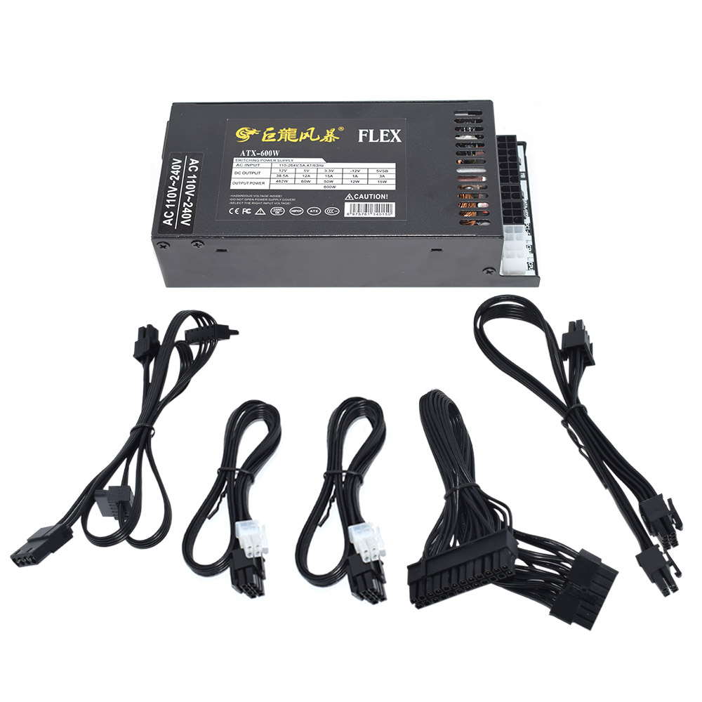 Neues PC-Netzteil 400 W 600 W  – Flex Atx Power Supply 600W 1U Bewertung und Preis