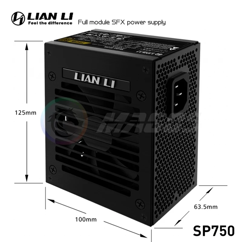 LIAN LI PSU 750W SFX-Netzteil  – 750W Sfx Fully Modular Power Supply Bewertung und Preis